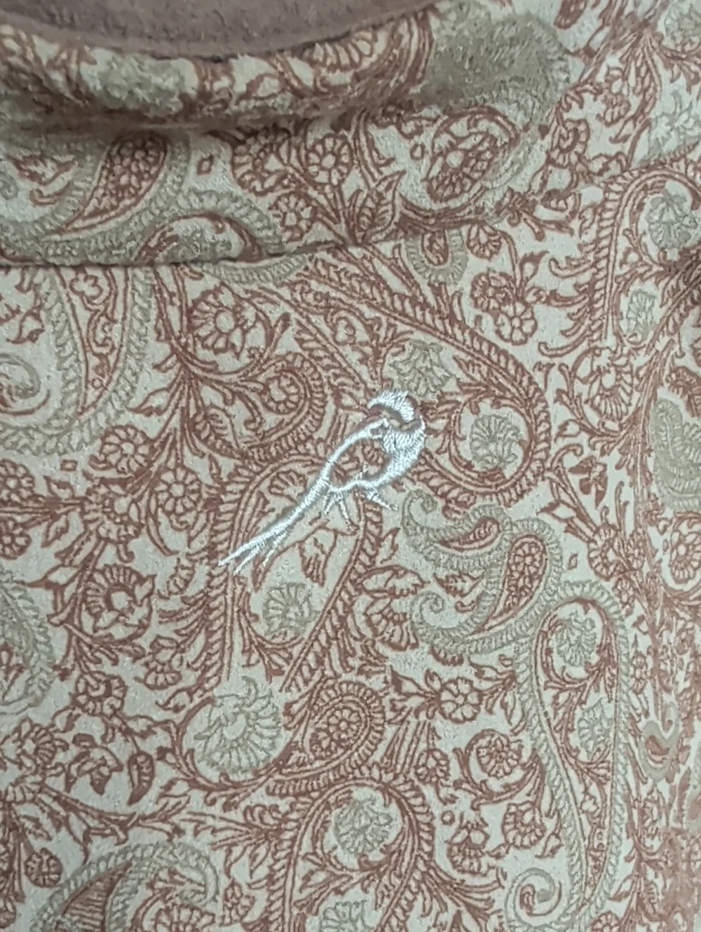 Columbia women's L Brown Paisley Fleece Vest